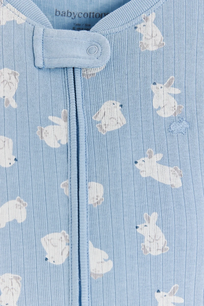 Hoppers Zip Footed Pajama