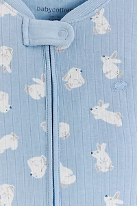Hoppers Zip Footed Pajama