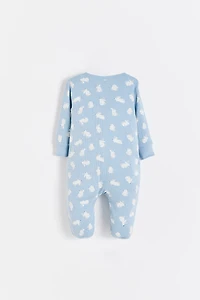 Hoppers Zip Footed Pajama