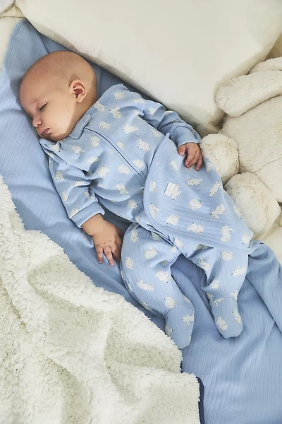Hoppers Zip Footed Pajama