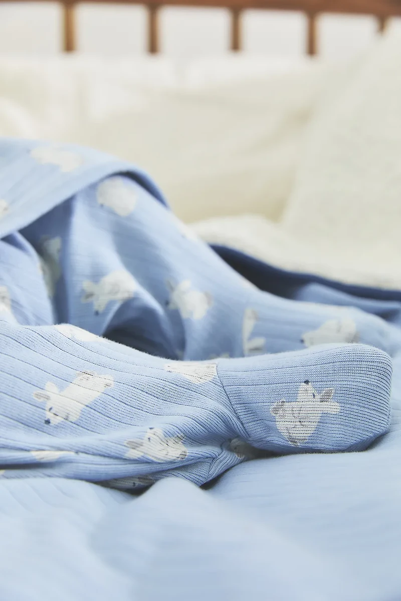 Hoppers Zip Footed Pajama