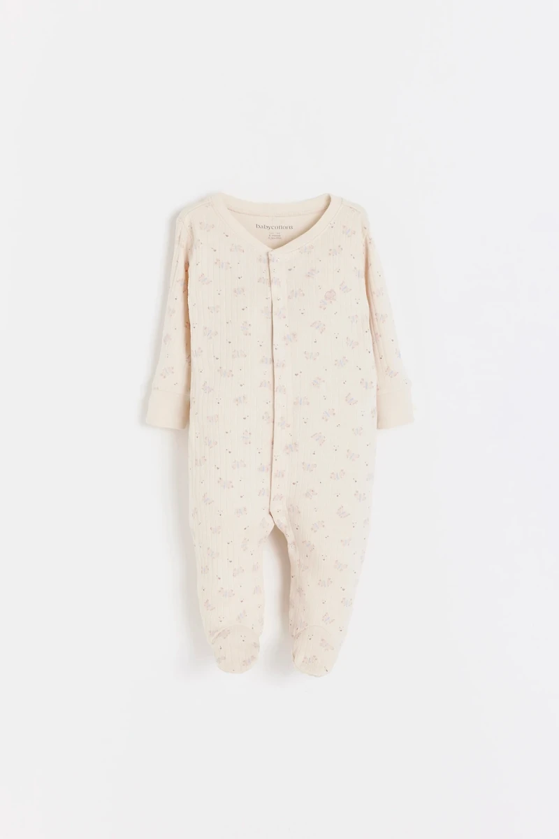 Magic Wings Front-Snap Footie