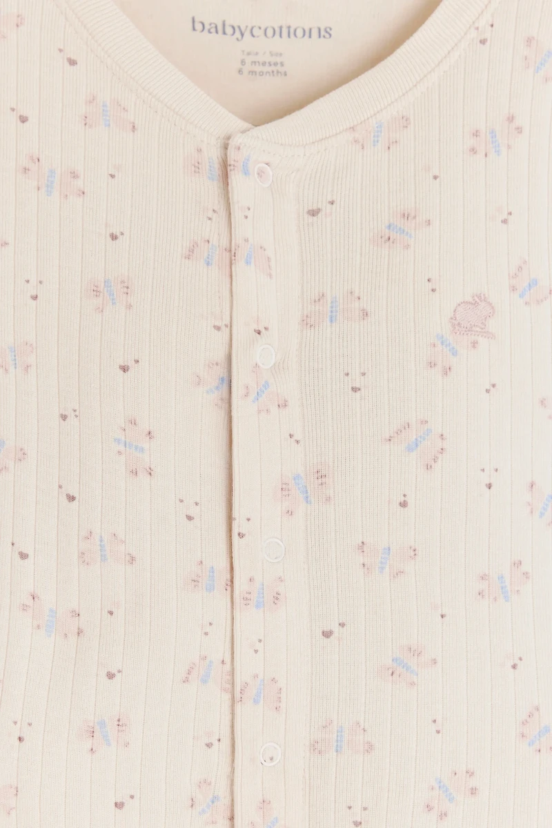Magic Wings  Front-Snap Footie