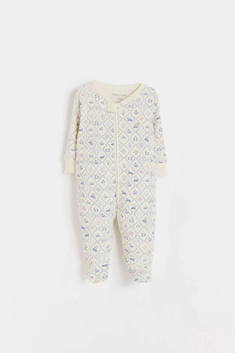 Jane Zip Footed Pajama