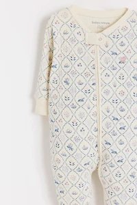 Jane Zip Footed Pajama