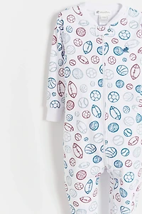 Bouncy Snug Zip Footed Pajama