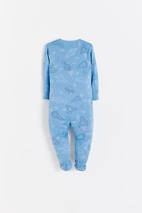 Skyward Snug Zip Footed Pajama