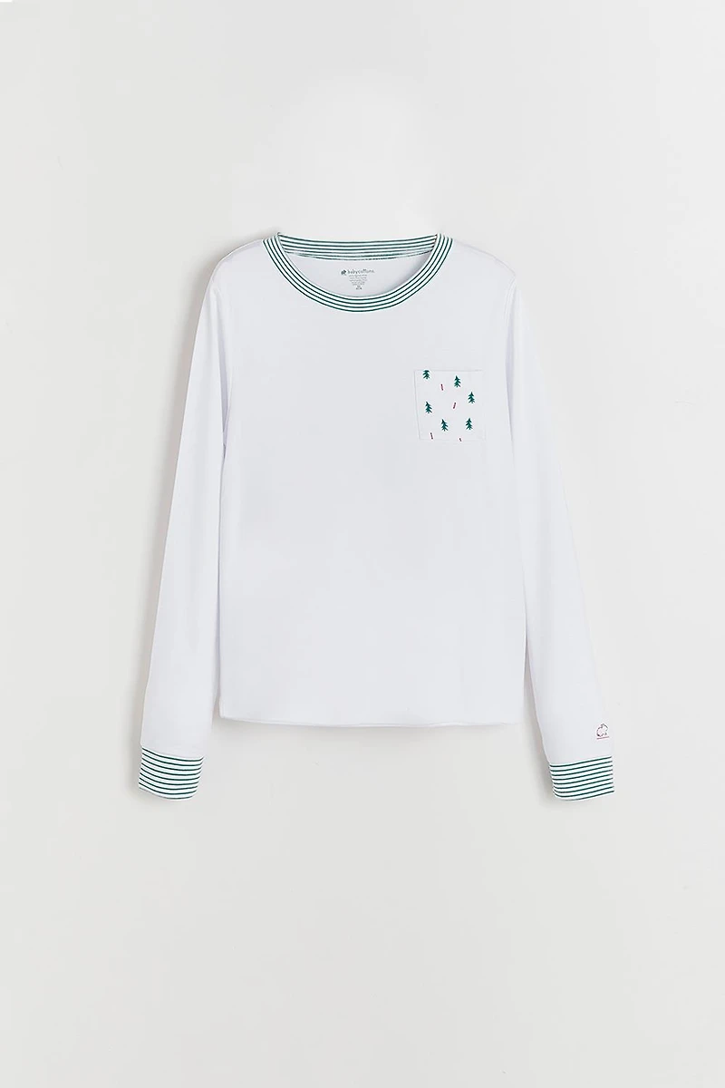 Christmas Pajama Mom Top