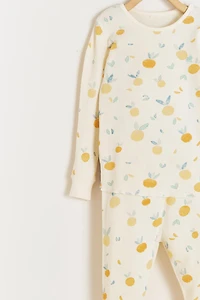 Nature Waffle Snug 2PC Pajamas