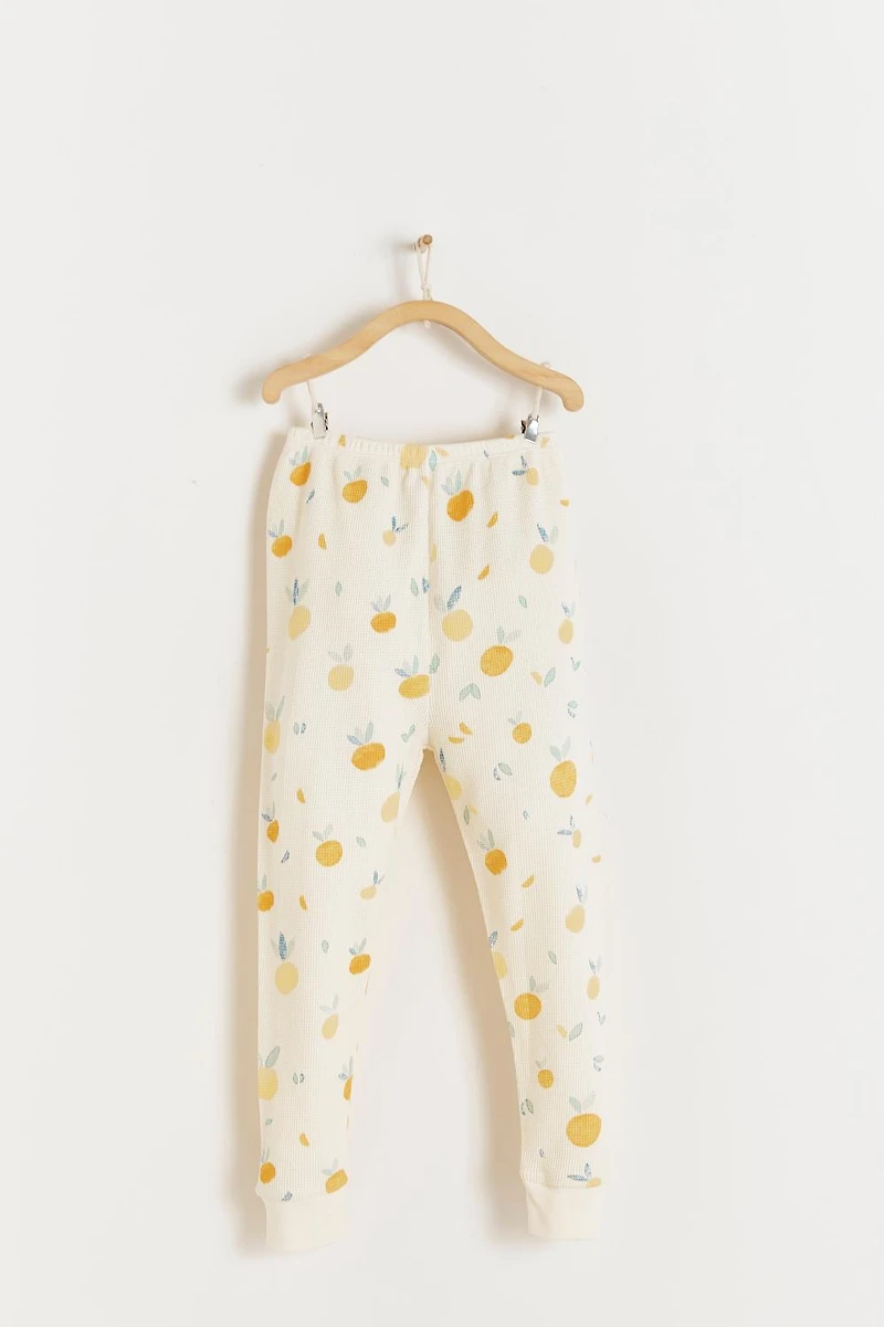 Nature Waffle Snug 2PC Pajamas