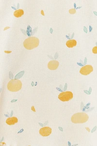 Nature Waffle Snug 2PC Pajamas