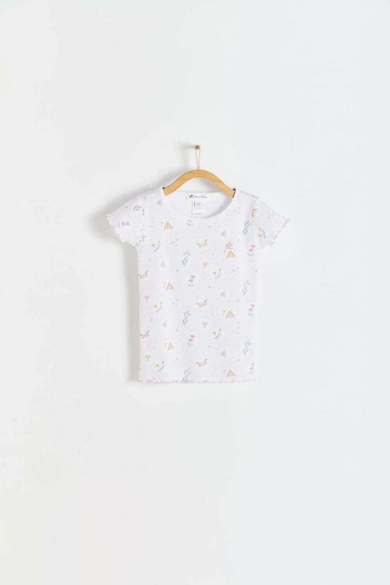 Delphine Short Tee & Pants Pajama Set