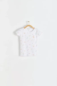 Delphine Short Tee & Pants Pajama Set