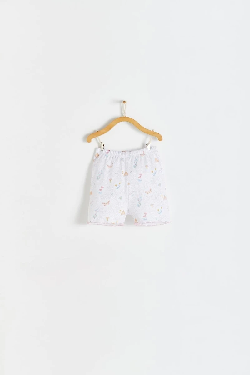 Delphine Short Tee & Pants Pajama Set
