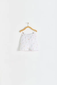 Delphine Short Tee & Pants Pajama Set