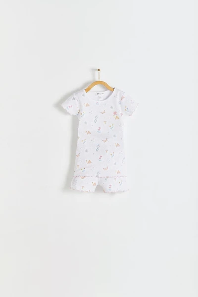 Delphine Short Tee & Pants Pajama Set