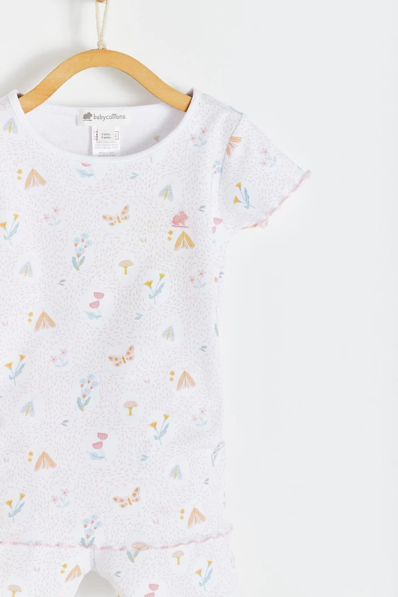 Delphine Short Tee & Pants Pajama Set