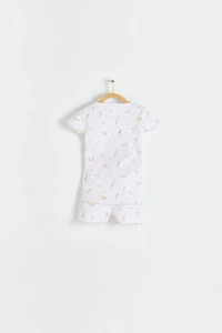 Delphine Short Tee & Pants Pajama Set