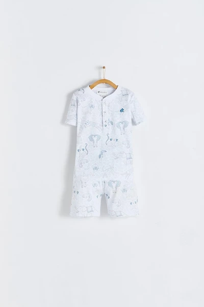 Manji Short Tee & Pajama Set
