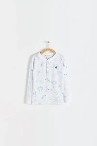 Manji Snug Fit Long Pajama Set