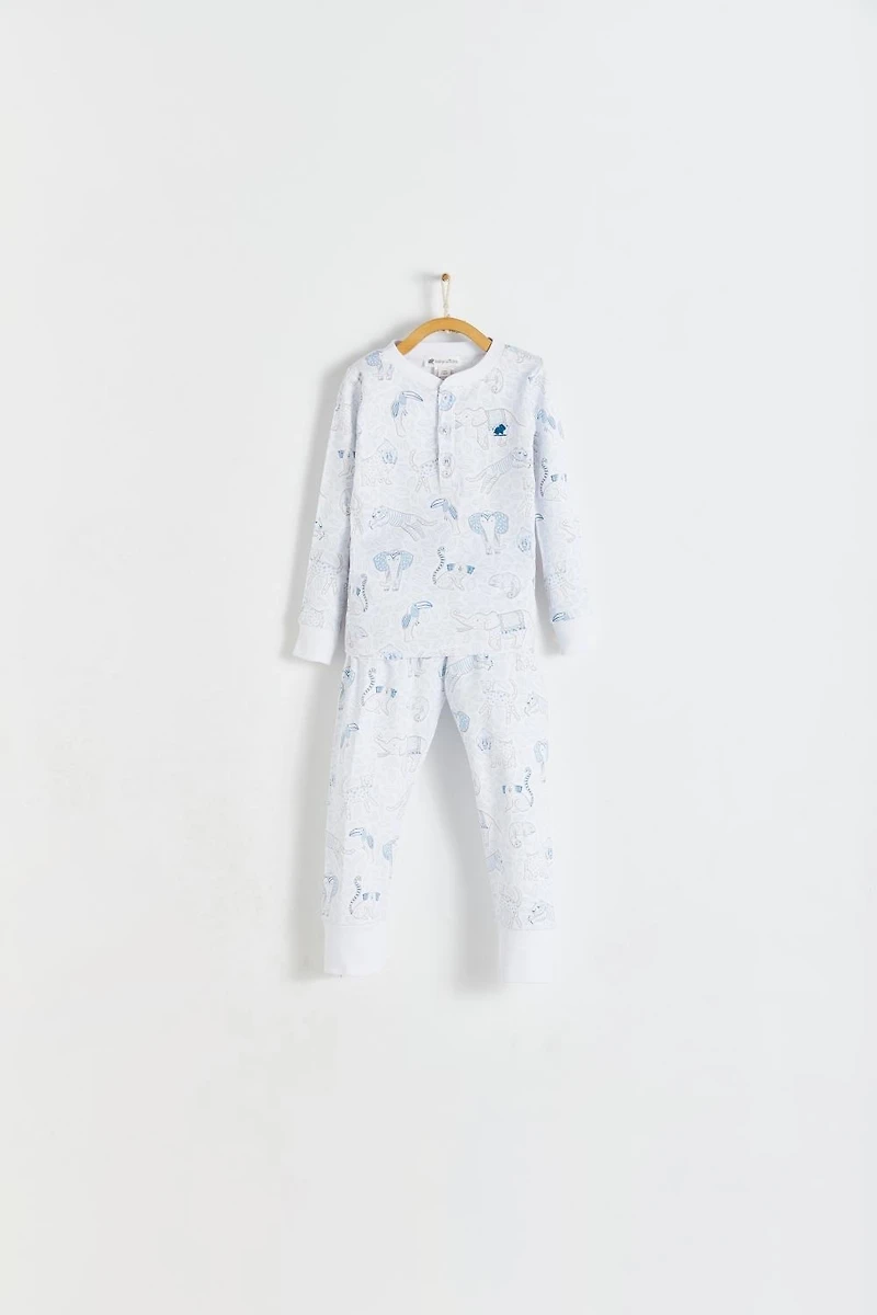 Manji Snug Fit Long Pajama Set