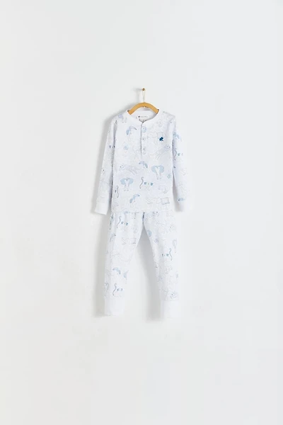 Manji Snug Fit Long Pajama Set