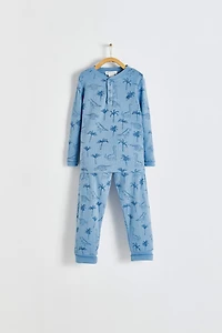 Roar Snug Fit Long Pajama Set