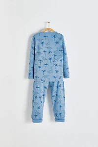 Roar Snug Fit Long Pajama Set