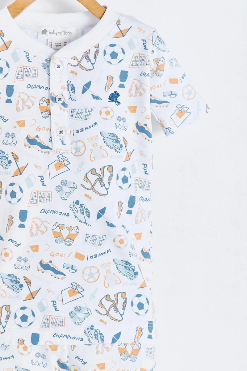 Inter Short Tee & Pajama Set