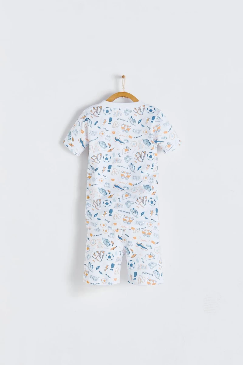 Inter Short Tee & Pajama Set