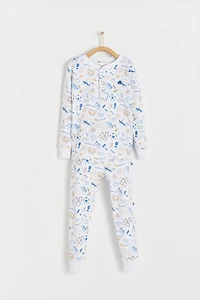 Inter Snug Fit Long Pajama Set