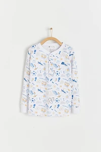 Inter Snug Fit Long Pajama Set