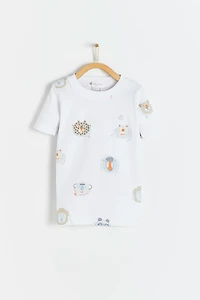 Wild Short Tee & Shorts Pajama Set