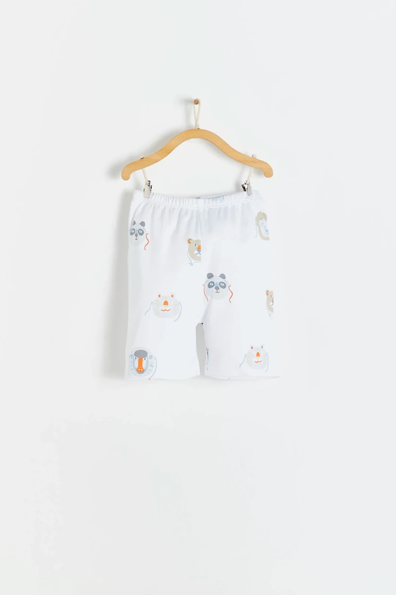 Wild Short Tee & Shorts Pajama Set