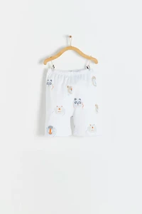 Wild Short Tee & Shorts Pajama Set