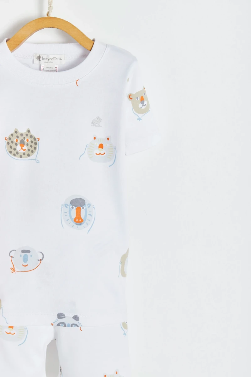 Wild Short Tee & Shorts Pajama Set