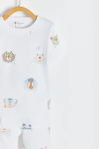 Wild Short Tee & Shorts Pajama Set
