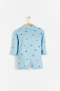 Boat Long Sleeve 1-Piece Rashguard