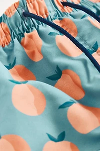 Orange Swim Trunks