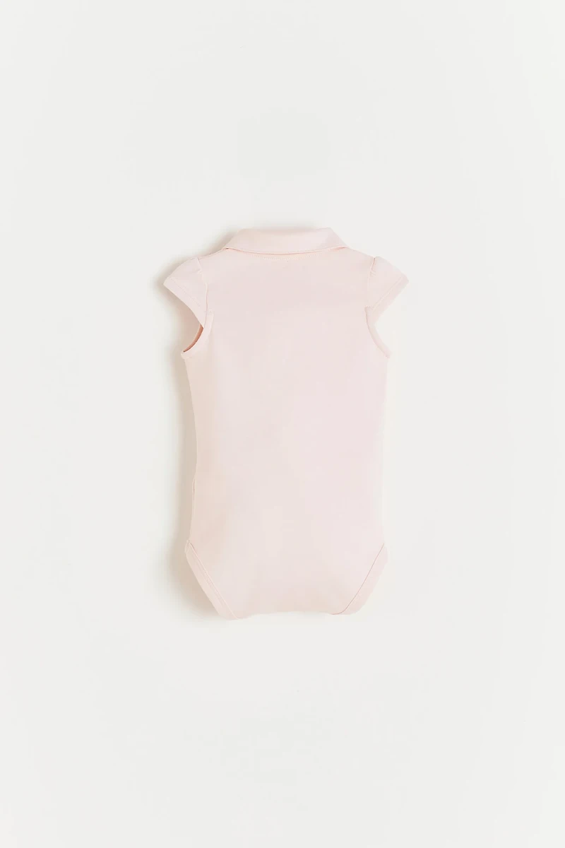 Baby Collar Short Sleeve Bodysuit