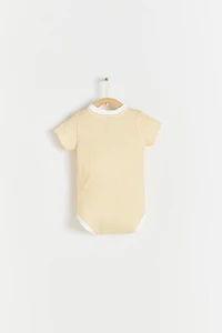 Sunset Striped Short Sleeve Bodysuit