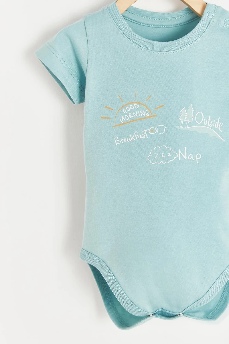 Mundi Graphic Short Sleeve Bodysuit