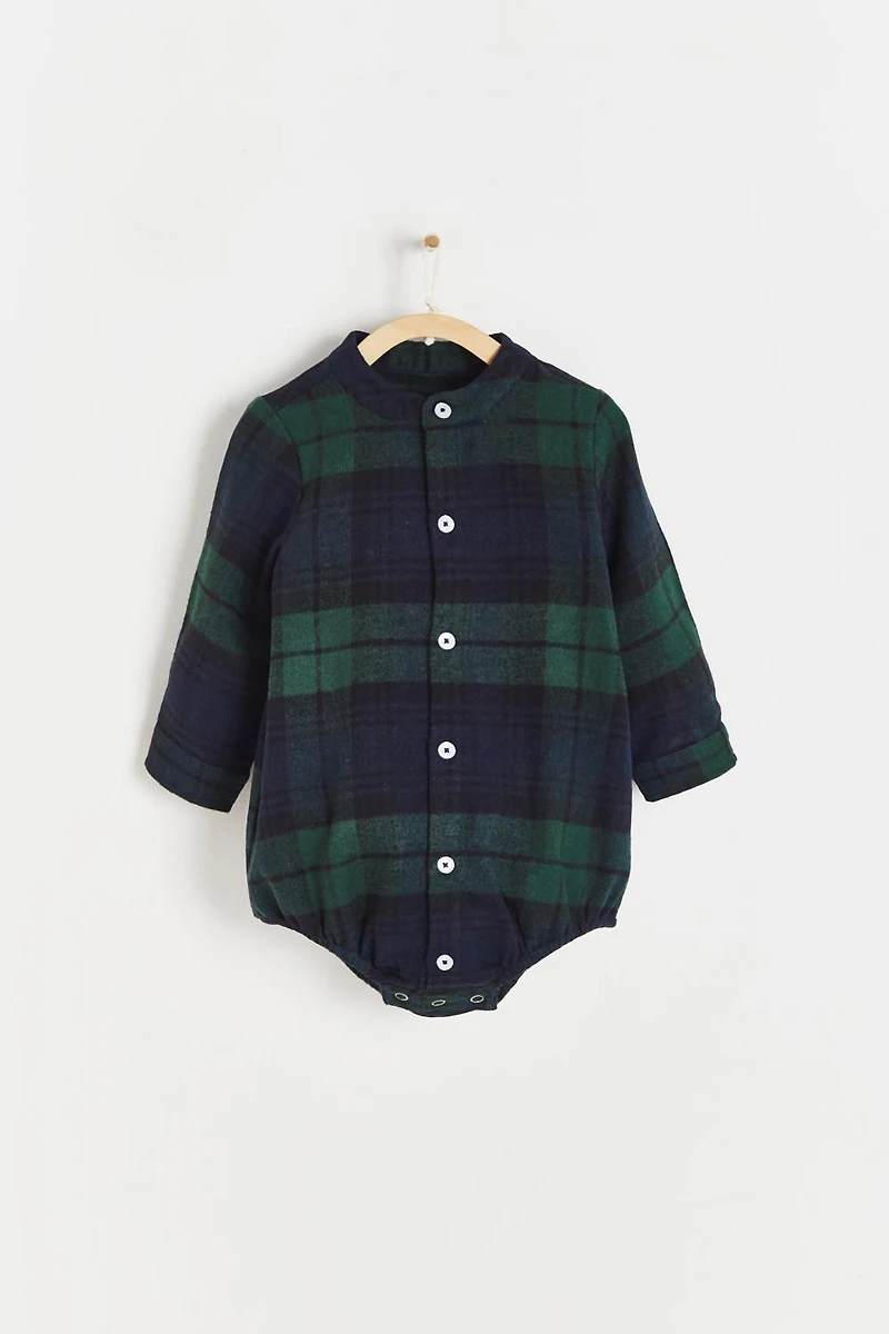 Christmas plaid Shirt Bodysuit
