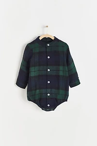 Christmas plaid Shirt Bodysuit