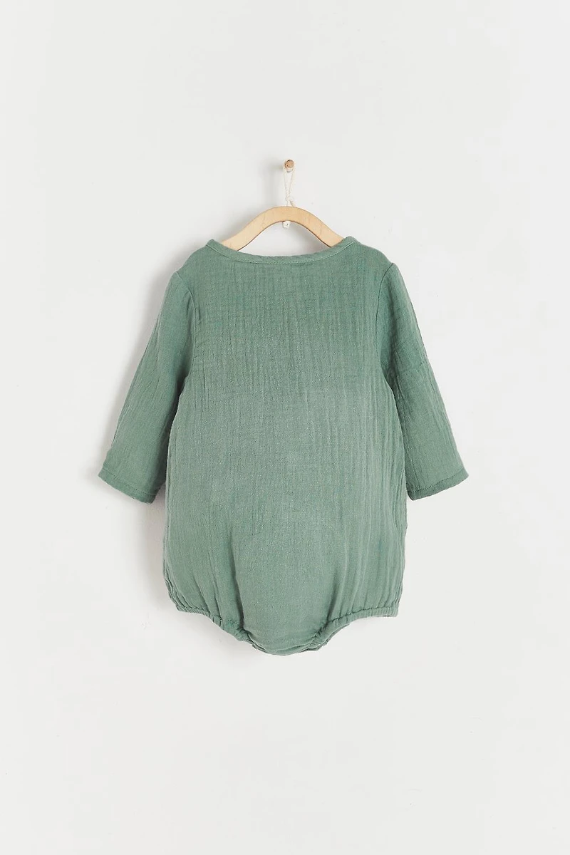 Woods Mandarin Collar Bodysuit