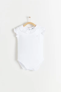 Essentials Ruffles Short Sleeve Bodysuit