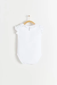 Essentials Ruffles Short Sleeve Bodysuit