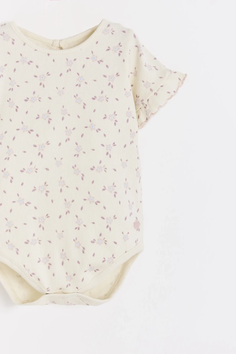 Peony Printed Bodysuit