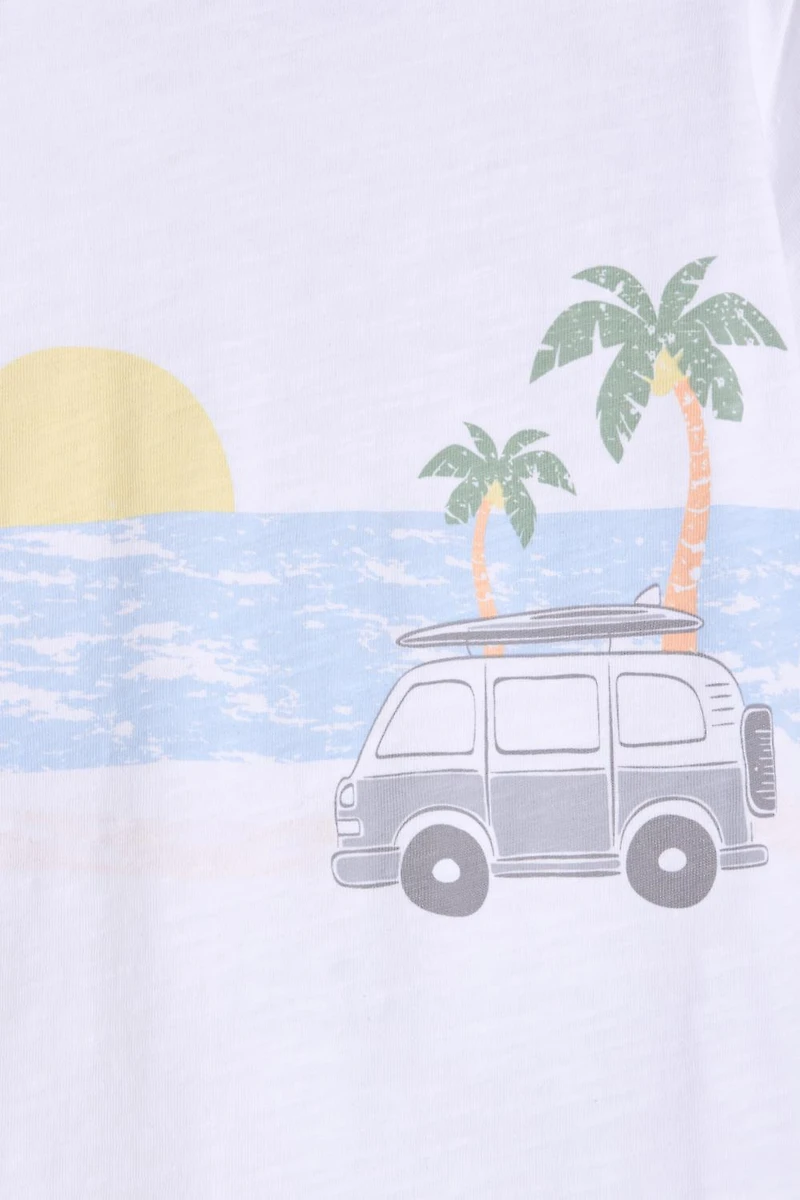 Tulum Print Short Sleeve T-Shirt