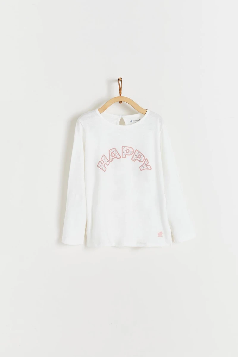 Roses Print Long Sleeve Top